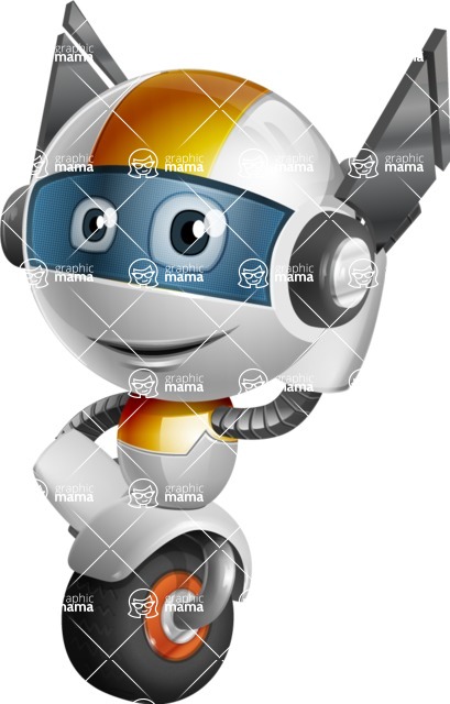 Cute robot cartoon character - 112 stock vector images - Cute robot cartoon character making a mistake - stock vector graphic image